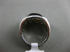 ESTATE WIDE .32CT DIAMOND 14KT WHITE GOLD AAA MOTHER OF PEARL 3D LEAF FUN RING
