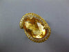 EXTRA LARGE 18.3CT DIAMOND & AAA YELLOW SAPPHIRE & CITRINE 14KT YELLOW GOLD RING