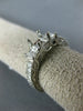 ESTATE .51CT DIAMOND 14KT WHITE GOLD 3D LUCIDA SEMI MOUNT ENGAGEMENT RING #23798