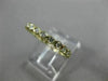 ESTATE .46CT DIAMOND 14KT YELLOW GOLD 3D BEZEL ETERNITY WEDDING ANNIVERSARY RING