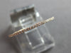 .15CT DIAMOND 18KT ROSE GOLD CLASSIC ROUND 1MM ETERNITY WEDDING ANNIVERSARY RING