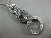 2.16CT DIAMOND & SAPPHIRE 18KT WHITE & BLACK GOLD CIRCULAR JOURNEY LOVE PENDANT