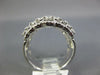 LARGE 1.35CT DIAMOND 18KT WHITE GOLD 3D MULTI ROW OPEN FILIGREE ANNIVERSARY RING