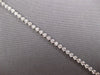 ESTATE 1.0CT DIAMOND 14KT WHITE GOLD 3D CLASSIC 2MM LOVE TENNIS BRACELET
