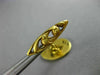 ESTATE 14KT YELLOW GOLD 3D CLASSIC FLOWER OPEN FILIGREE FLORAL MEN'S CUFFLINKS