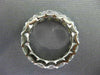 ESTATE LARGE 4.0CT ROUND DIAMOND 14KT WHITE GOLD 3D ETERNITY ANNIVERSARY RING