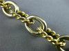 ESTATE LARGE 18KT WHITE & YELLOW GOLD CLASSIC ITALIAN ROPE LINK BRACELET #21483