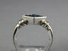 .62CT AAA SAPPHIRE 18K WHITE GOLD 3D CLASSIC PRINCESS INVISIBLE SQUARE LOVE RING