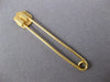 ESTATE GREEN AND RED ENAMEL 14KT YELLOW GOLD 3D FUN SAFETY BABY HOUSE PIN #27402