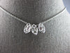 .54CT DIAMOND & AAA MULTI GEM 14K WHITE GOLD MARQUISE SHAPE & ROUND HALO PENDANT