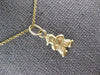 ESTATE SMALL 14KT YELLOW GOLD 3D FUNNY BABY BOY CHARM FLOATING PENDANT #27419