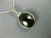 ESTATE 4.0CT AAA SMOKEY TOPAZ 14KT WHITE GOLD 3D CLASSIC BEZEL OVAL PENDANT