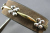 ESTATE 14KT 2 TONE GOLD 3D CLASSIC MULTI FLOWER BY THE YARD LOVE BRACELET #27943