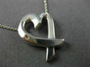 ESTATE TIFFANY & CO. 925 SILVER 3D CLASSIC OPEN HEART LOVE NECKLACE #26479