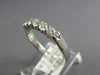 .55CT DIAMOND 14K WHITE GOLD ROUND SHARED PRONG 5 STONE WEDDING ANNIVERSARY RING