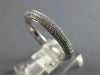 .48CT DIAMOND 14KT WHITE GOLD 3D CLASSIC MULTI ROW PAVE WEDDING ANNIVERSARY RING