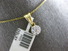 .25CT DIAMOND 14KT YELLOW GOLD CLASSIC CLUSTER FLOWER INVISIBLE FLOATING PENDANT