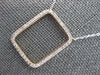 .35CT DIAMOND 14KT WHITE & ROSE GOLD CLASSIC OPEN SQUARE BY THE YARD NECKLACE