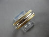 ESTATE WIDE HANDCRAFTED 14KT 2 TONE GOLD SOLID WEDDING ANNIVERSARY RING #28022
