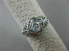ANTIQUE .25CT OLD MINE DIAMOND PLATINUM SOLITAIRE FILIGREE ENGAGEMENT RING #2130