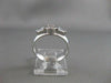 ESTATE DIAMOND 14K WHITE GOLD 3 STONE BEZEL ROUND ENGAGEMENT RING 5MM WIDE 20724