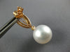 2.39CT DIAMOND & AAA MORGANITE & SOUTH SEA PEARL 18KT ROSE GOLD HANGING EARRINGS