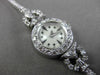 ANTIQUE LARGE 2.50CT OLD MINE MULTI SHAPE DIAMOND PLATINUM LADIES WATCH #2941