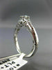 ANTIQUE .35CT OLD MINE DIAMOND PLATINUM & 14K WHITE GOLD ENGAGEMENT RING #10643