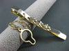 ANTIQUE 14KT WHITE & YELLOW GOLD GENTLEMAN SIMPLE NECKTIE BAR CLASP CLIP #22882