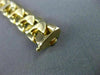 ANTIQUE WIDE .40CT DIAMOND 14KT WHITE & YELLOW GOLD SWIRL LINK BRACELET #18710