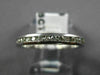 ESTATE .38CT DIAMOND 14KT WHITE GOLD 3D CLASSIC CHANNEL ANNIVERSARY RING #18944