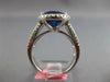 EXTRA LARGE 9.47CT DIAMOND & AAA TANZANITE 18KT WHITE GOLD OVAL ENGAGEMENT RING
