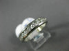 ESTATE .56CT DIAMOND 14KT WHITE GOLD 3D SEMI ETERNITY CHANNEL ANNIVERSARY RING