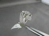 ANTIQUE WIDE FLOWER 1.59CT DIAMOND 18KT WHITE GOLD RING