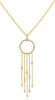 .21CT DIAMOND 14KT YELLOW GOLD CIRCLE OF LIFE MULTI STRAND BY THE YARD PENDANT