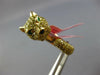 2.84CT CANARY DIAMOND & AAA EMERALD & ONYX 18K YELLOW GOLD 3D HAPPY PANTHER RING