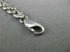 ESTATE LONG 14KT WHITE GOLD CLASSIC SOLID HANDCRAFTED ITALIAN BRACELET #22780