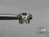 ANTIQUE .16CT DIAMOND BUTTERFLY 3D 18KT WHITE GOLD EARRINGS ELEGANT!! #1780