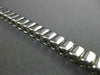 ANTIQUE LONG 2.10CT DIAMOND 14KT WHITE GOLD 3D CLASSIC WAVE LINK BRACELET #18312