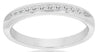 .33CT DIAMOND 14KT WHITE GOLD 3D PRINCESS CHANNEL SEMI ETERNITY ANNIVERSARY RING
