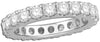 2.0CT DIAMOND 14K WHITE GOLD ROUND CLASSIC SHARE PRONG ETERNITY ANNIVERSARY RING