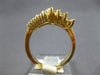 1.0CT DIAMOND 14KT YELLOW GOLD MARQUISE & BAGUETTE CRISS CROSS ANNIVERSARY RING