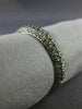 ESTATE .40CT ROUND DIAMOND 18KT WHITE GOLD PAVE ETERNITY ANNIVERSARY RING #13366