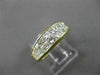 ESTATE 1.40CT DIAMOND 18KT YELLOW GOLD PRINCESS WEDDING ANNIVERSARY RING 19751