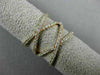 ESTATE LARGE .72CT DIAMOND 14KT ROSE GOLD 3D MULTI ROW CRISS CROSS LOVE RING