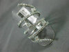 ESTATE EXTRA LARGE 1.92CT DIAMOND 14KT WHITE GOLD 3D MULTI ROW FULL FINGER RING