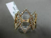 ESTATE MASSIVE .95CT DIAMOND 18KT ROSE GOLD 3D DIAMOND SHAPE SEMI ETERNITY RING