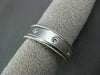 ESTATE .28CT DIAMOND 14K W GOLD ETOILE MILGRAIN ETERNITY ANNIVERSARY RING #21677