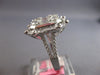 EXTRA LARGE 1.96CT DIAMOND 18KT WHITE GOLD 3D ROUND & BAGUETTE ANNIVERSARY RING