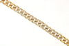 ESTATE .37CT DIAMOND 14KT YELLOW GOLD 3D CLASSIC CUBAN LINK LOVE BRACELET